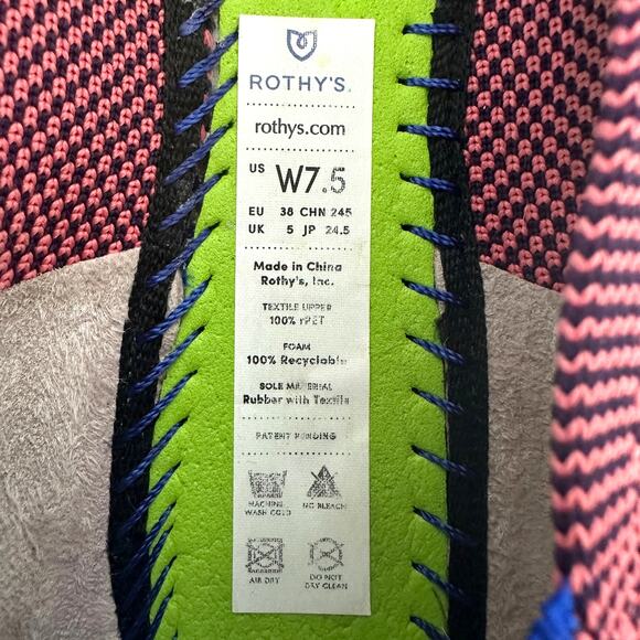 Rothy’s Rose Double Stitch Pointed Toe Flats Size 7.5 - Picture 5 of 13